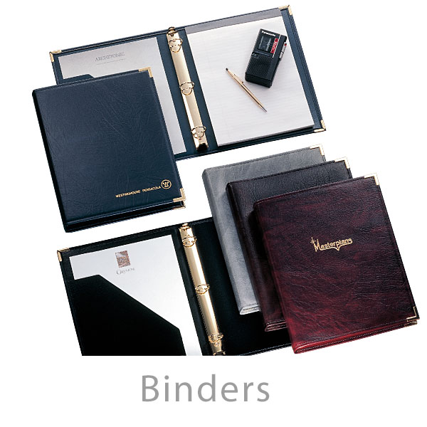 Business Ring Binders - Deluxe and Regal imprinted promotional products