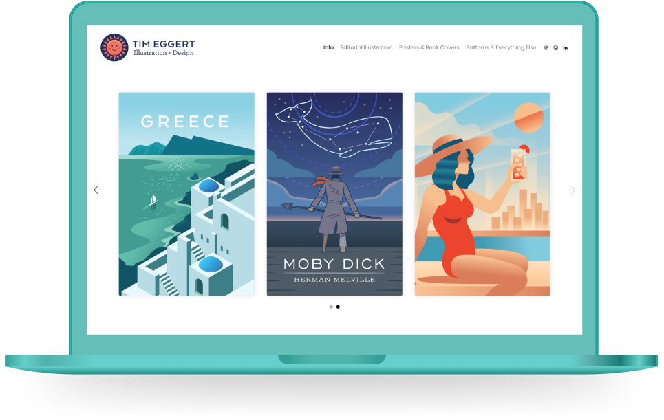 online portfolio website Designer How To